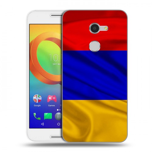Дизайнерский силиконовый чехол для Alcatel A3 Флаг Армении