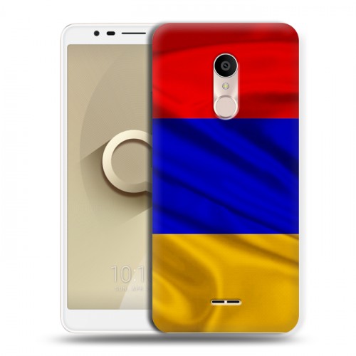 Дизайнерский силиконовый чехол для Alcatel 3C Флаг Армении