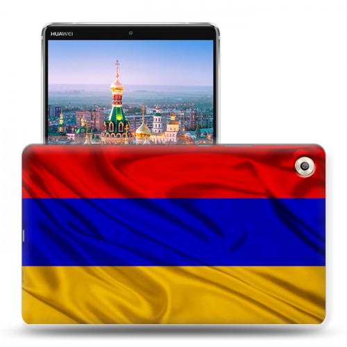 Дизайнерский пластиковый чехол для Huawei MediaPad M5 8.4 Флаг Армении