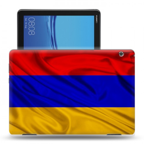 Дизайнерский силиконовый с усиленными углами чехол для Huawei MediaPad T5 Флаг Армении