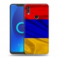 Дизайнерский силиконовый чехол для Alcatel 5V Флаг Армении