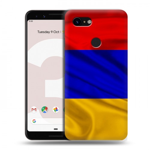 Дизайнерский пластиковый чехол для Google Pixel 3 Флаг Армении