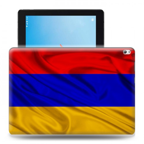 Дизайнерский силиконовый чехол для Lenovo Tab P10 Флаг Армении