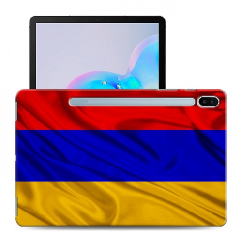 Дизайнерский силиконовый чехол для Samsung Galaxy Tab S6 Флаг Армении