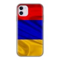 Дизайнерский силиконовый чехол для Iphone 11 Флаг Армении