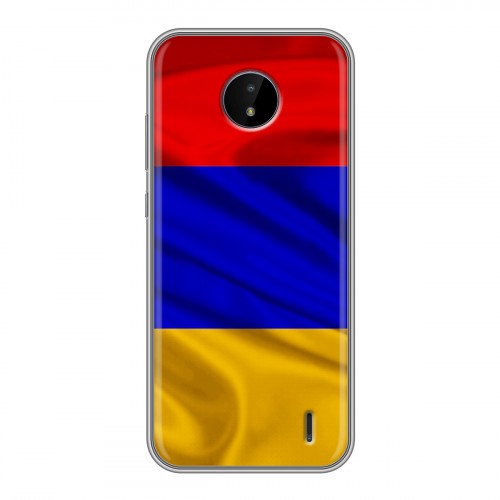 Дизайнерский пластиковый чехол для Nokia C20 Флаг Армении