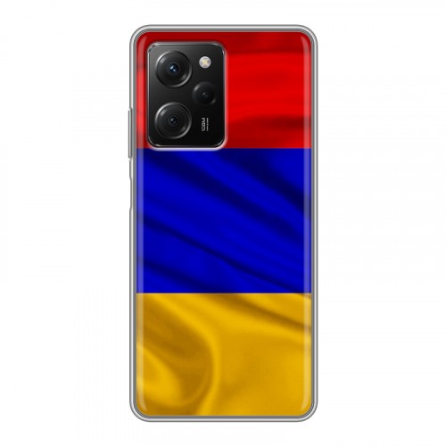 Дизайнерский пластиковый чехол для Xiaomi Poco X5 Pro Флаг Армении