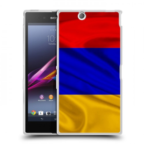 Дизайнерский пластиковый чехол для Sony Xperia Z Ultra  Флаг Армении