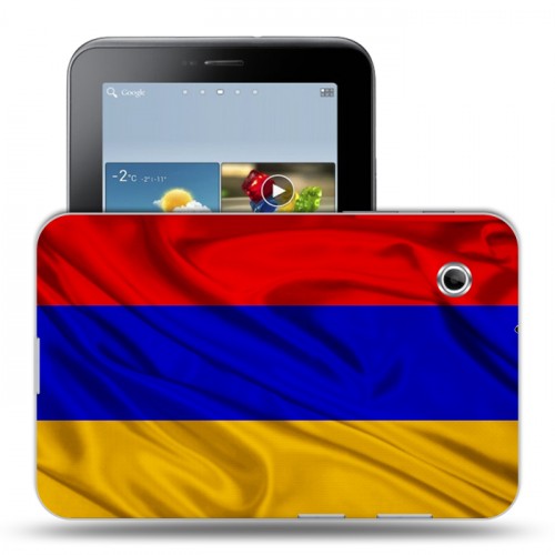 Дизайнерский силиконовый чехол для Samsung Galaxy Tab 2 7.0 Флаг Армении