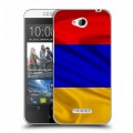 Дизайнерский пластиковый чехол для HTC Desire 616 Флаг Армении