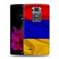 Дизайнерский пластиковый чехол для LG G Flex 2 Флаг Армении