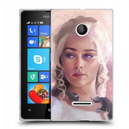 Дизайнерский пластиковый чехол для Microsoft Lumia 435 Игра Престолов