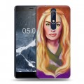 Дизайнерский пластиковый чехол для Nokia 5.1 Игра Престолов