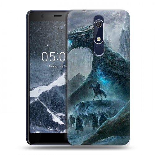 Дизайнерский пластиковый чехол для Nokia 5.1 Игра Престолов