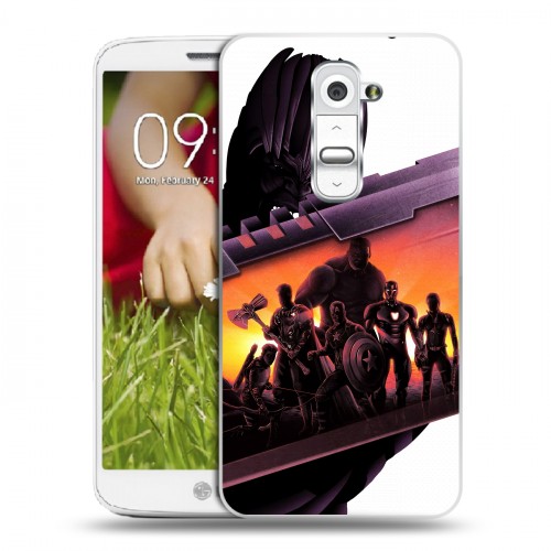 Дизайнерский пластиковый чехол для LG Optimus G2 mini Мстители: Финал