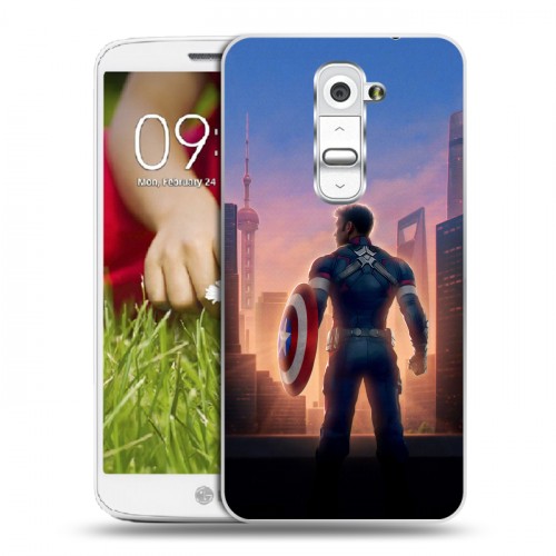 Дизайнерский пластиковый чехол для LG Optimus G2 mini Мстители: Финал