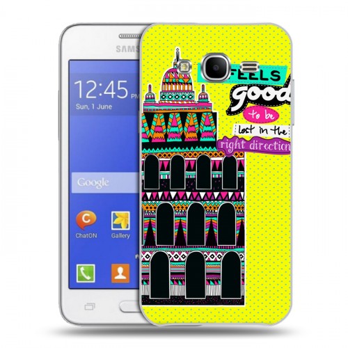 Дизайнерский силиконовый чехол для Samsung Galaxy J7 Яркие достопримечательности