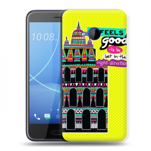 Дизайнерский пластиковый чехол для HTC U11 Life Яркие достопримечательности