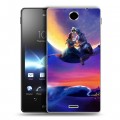 Дизайнерский пластиковый чехол для Sony Xperia TX Алладин (2019)