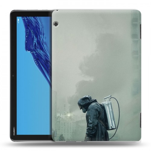 Дизайнерский силиконовый чехол для Huawei MediaPad T5 Чернобыль