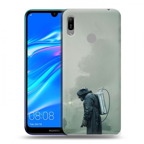 Дизайнерский пластиковый чехол для Huawei Y6 (2019) Чернобыль
