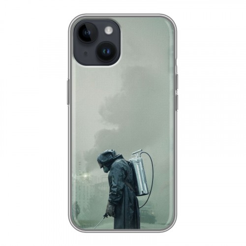 Дизайнерский пластиковый чехол для Iphone 14 Чернобыль