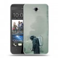 Дизайнерский силиконовый чехол для HTC Desire 300 Чернобыль