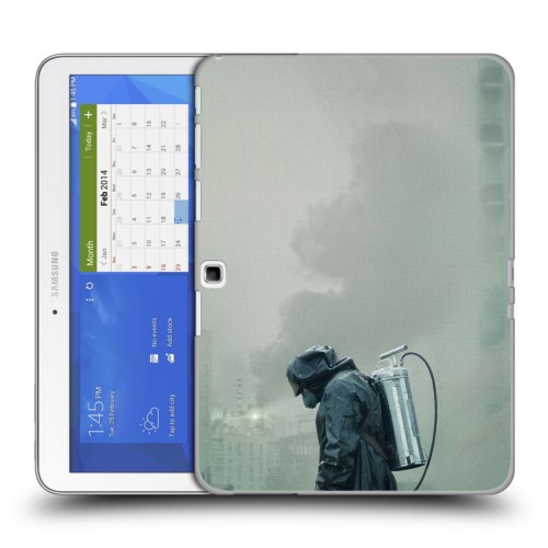 Дизайнерский силиконовый чехол для Samsung Galaxy Tab 4 10.1 Чернобыль