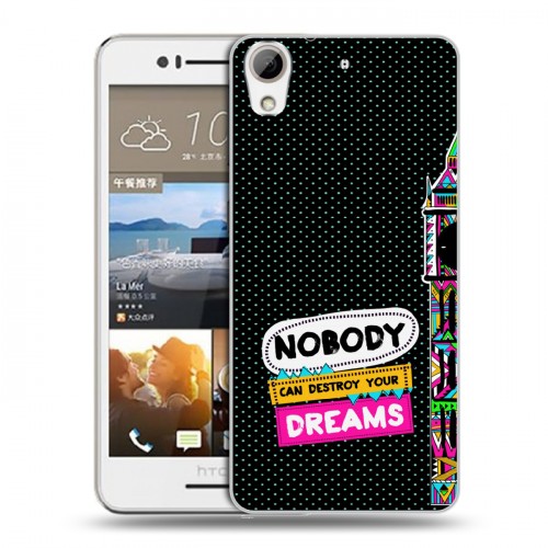 Дизайнерский пластиковый чехол для HTC Desire 728 Яркие достопримечательности