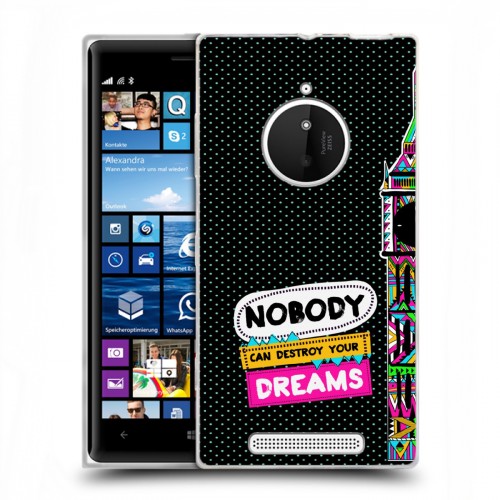 Дизайнерский пластиковый чехол для Nokia Lumia 830 Яркие достопримечательности