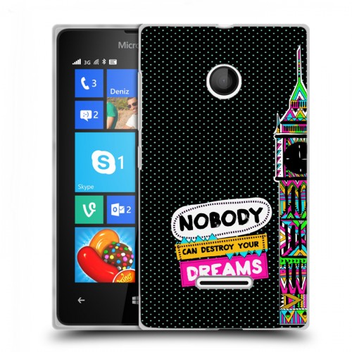 Дизайнерский пластиковый чехол для Microsoft Lumia 435 Яркие достопримечательности