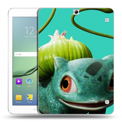 Дизайнерский силиконовый чехол для Samsung Galaxy Tab S2 9.7 Покемон. Детектив Пикачу
