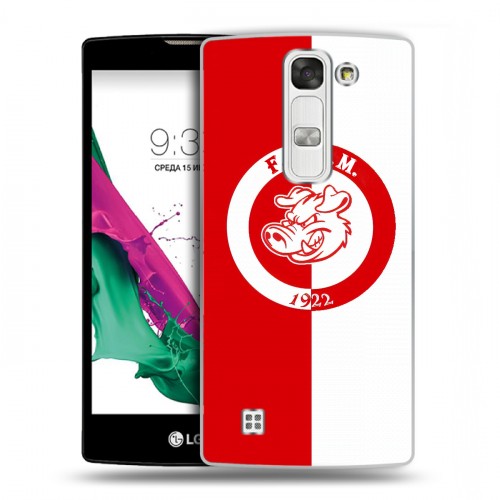 Дизайнерский силиконовый чехол для LG G4c Red White Fans