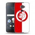 Дизайнерский пластиковый чехол для Blackberry DTEK60 Red White Fans