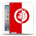 Дизайнерский пластиковый чехол для Ipad 2/3/4 Red White Fans