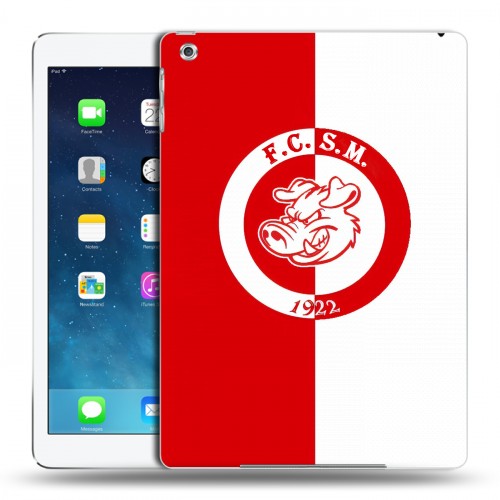 Дизайнерский силиконовый чехол для Ipad Air Red White Fans