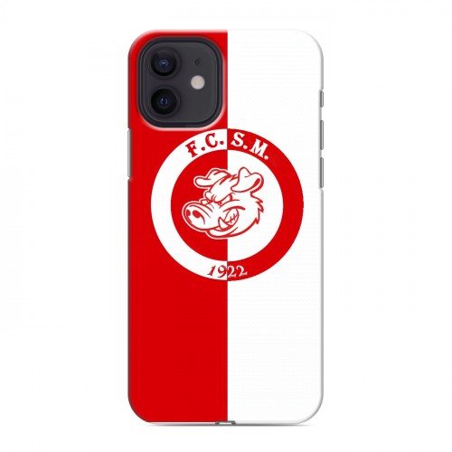 Дизайнерский силиконовый чехол для Iphone 12 Red White Fans