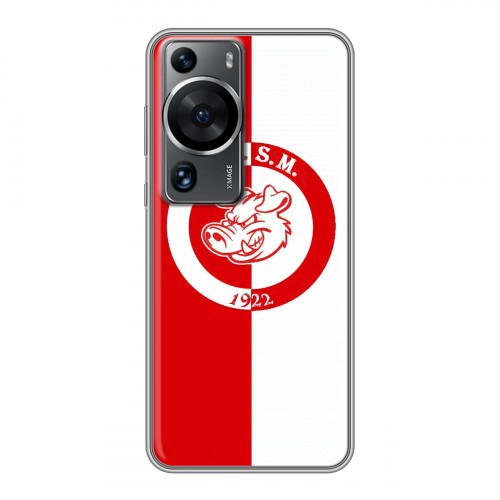 Дизайнерский силиконовый чехол для Huawei P60 Red White Fans