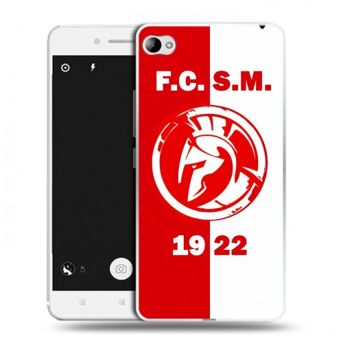 Дизайнерский пластиковый чехол для Lenovo S90 Red White Fans