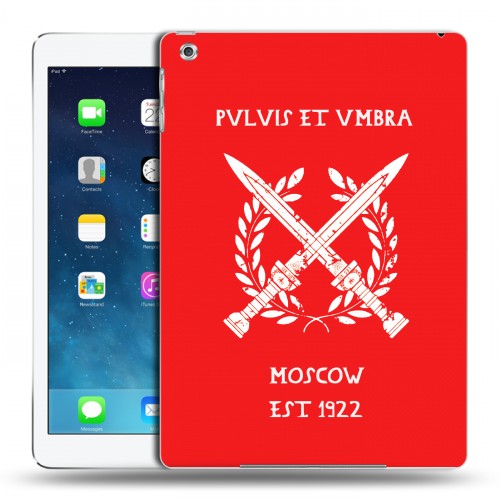 Дизайнерский силиконовый чехол для Ipad Air Red White Fans