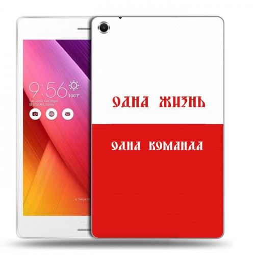 Дизайнерский силиконовый чехол для ASUS ZenPad S 8 Red White Fans