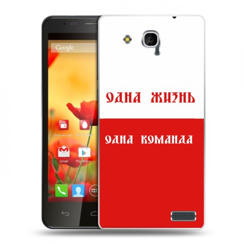 Дизайнерский пластиковый чехол для MTS 978 Red White Fans