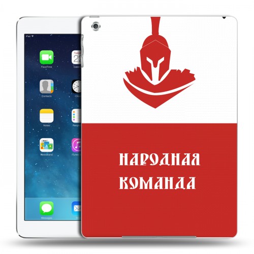 Дизайнерский силиконовый чехол для Ipad (2017) Red White Fans