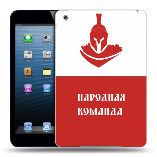 Дизайнерский пластиковый чехол для Ipad Mini Red White Fans