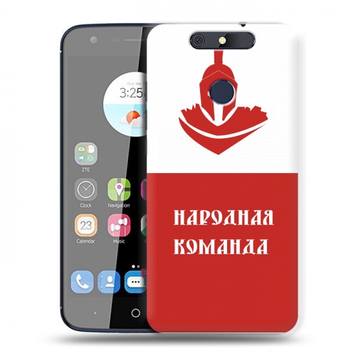 Дизайнерский силиконовый чехол для ZTE Blade V8C Red White Fans