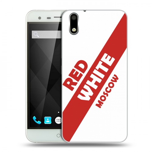 Дизайнерский пластиковый чехол для Ulefone Paris Red White Fans