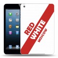 Дизайнерский пластиковый чехол для Ipad Mini Red White Fans