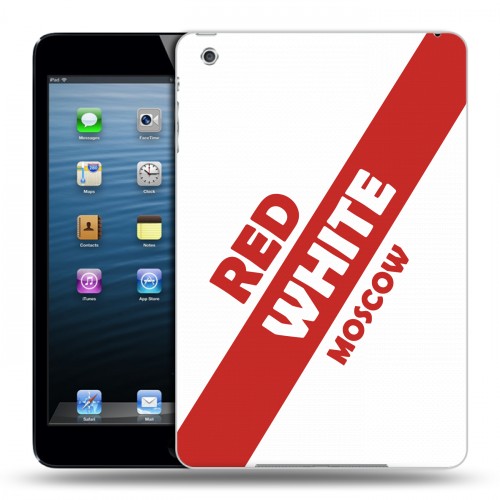 Дизайнерский пластиковый чехол для Ipad Mini Red White Fans