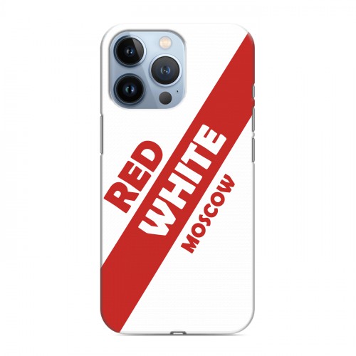 Дизайнерский силиконовый чехол для Iphone 13 Pro Red White Fans