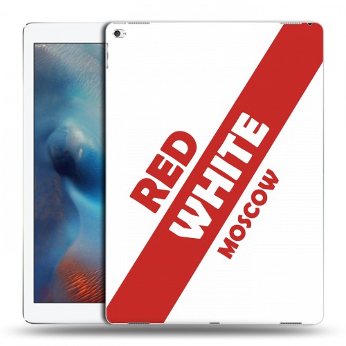 Дизайнерский пластиковый чехол для Ipad Pro Red White Fans